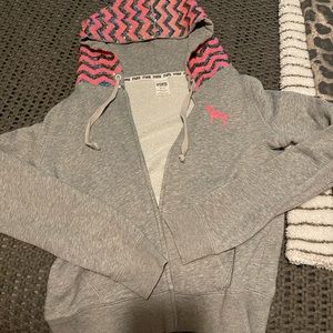Victoria Secret PINK bling hoodie size large